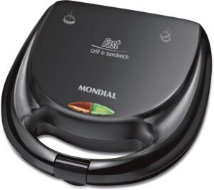 Sanduicheira Fast Grill & Sandwich, Preto, 750W, 220V - S-12