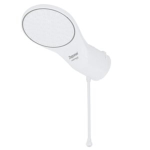 Chuveiro Elétrico Eletrônico 220V 7500w Branco Redondo Moment Zagonel