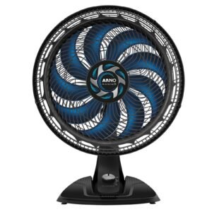 Ventilador de Mesa Arno 40cm 127V (110V) Preto e Azul Escuro X-treme 9