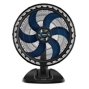 Ventilador de Mesa Arno 50cm 127V (110V) Preto e Azul VB50
