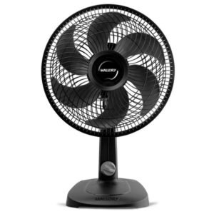 Ventilador de Mesa Mallory 30cm 127V (110V) Preto Turbo Compact